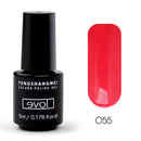 Fengshangmei 5ml Professioneller Gellack Langanhaltendes Nageldesign Gelpolish Home DIY 225 Farben Easy Soak Off Nail Gel