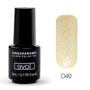 Fengshangmei 5ml Professioneller Gellack Langanhaltendes Nageldesign Gelpolish Home DIY 225 Farben Easy Soak Off Nail Gel