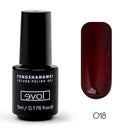 Fengshangmei 5ml Professioneller Gellack Langanhaltendes Nageldesign Gelpolish Home DIY 225 Farben Easy Soak Off Nail Gel