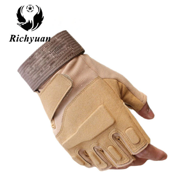 Us Military Tactical Gloves Outdoor Sports Army Full Finger Combat Motocycle Slip-resistant Carbon Fiber Tortoise Shell Gloves