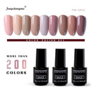 Fengshangmei 5ml Professioneller Gellack Langanhaltendes Nageldesign Gelpolish Home DIY 225 Farben Easy Soak Off Nail Gel