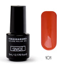 Fengshangmei 5ml Professioneller Gellack Langanhaltendes Nageldesign Gelpolish Home DIY 225 Farben Easy Soak Off Nail Gel