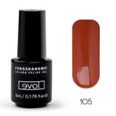 Fengshangmei 5ml Professioneller Gellack Langanhaltendes Nageldesign Gelpolish Home DIY 225 Farben Easy Soak Off Nail Gel