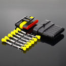 2-5 Sets Kit 2 Pin 1/2/3/4/5/6 Pins Way AMP Super Seal Wasserdichter elektrischer Kabelstecker für wasserdichten Autostecker