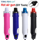 220 V DIY mit Heißluftpistole Elektrowerkzeug Heißluft 300 W Temperaturpistole mit Stützsitz Shrink Plastic DIY Werkzeugfarbe