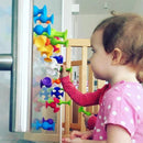 16-48 teile/satz Pop Little Suckers Zusammengebauter Saugnapf Saugnapf Pädagogischer Baustein Spielzeug Mädchen &amp; Junge Kinder Geschenke Spaßspiel