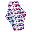 wasserdichte PUL-gedruckte wiederverwendbare Mama-Einlagen mit normalem Durchfluss, superweiche Menstruationseinlagen aus Stoff für den täglichen Gebrauch mit Bio-Bambus-Innenseite