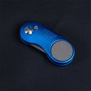 Faltbares Golf-Divot-Gabel-Werkzeug aus Metall mit magnetischem Knopf, tragbar für Golfschläger B2Cshop